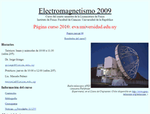 Tablet Screenshot of electromag.fisica.edu.uy